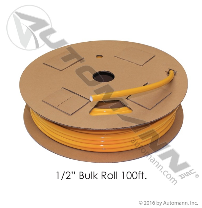 D1080406 Nylon Tubing 1/2in OD 100FT Yellow For Haldex