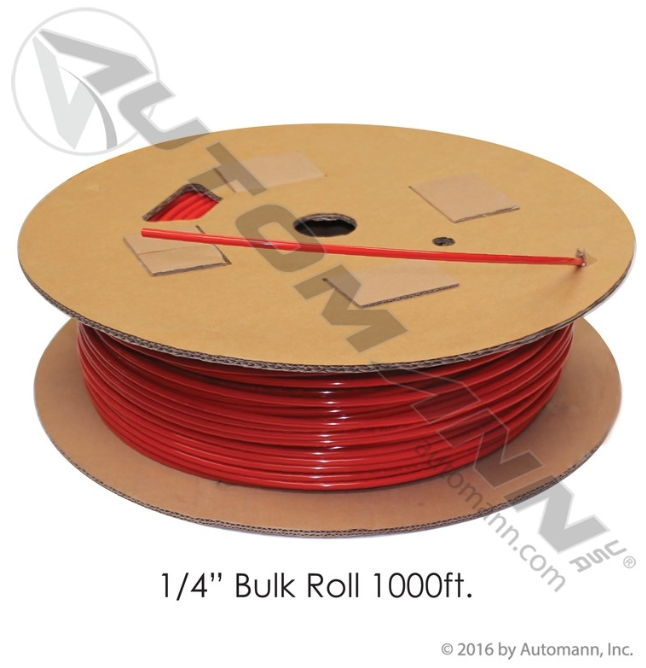 Automann 177.5005R Nylon Tubing 1/4in OD 1000FT Red