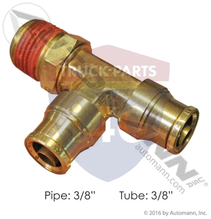 1871X6X6S Brass PLC SWL Male Run Tee 3/8 3/8in For Eaton - Male Run Tees-Brass