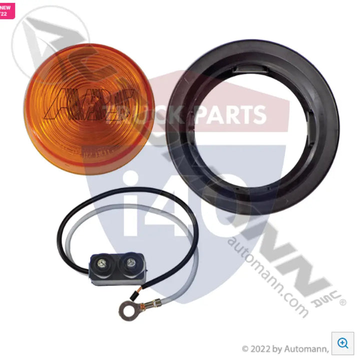 Automann 571.LG10ABS-K Marker Light Kit 2-1/2in Amber ABS - Marker Light Kit 2-1/2in Amber ABS