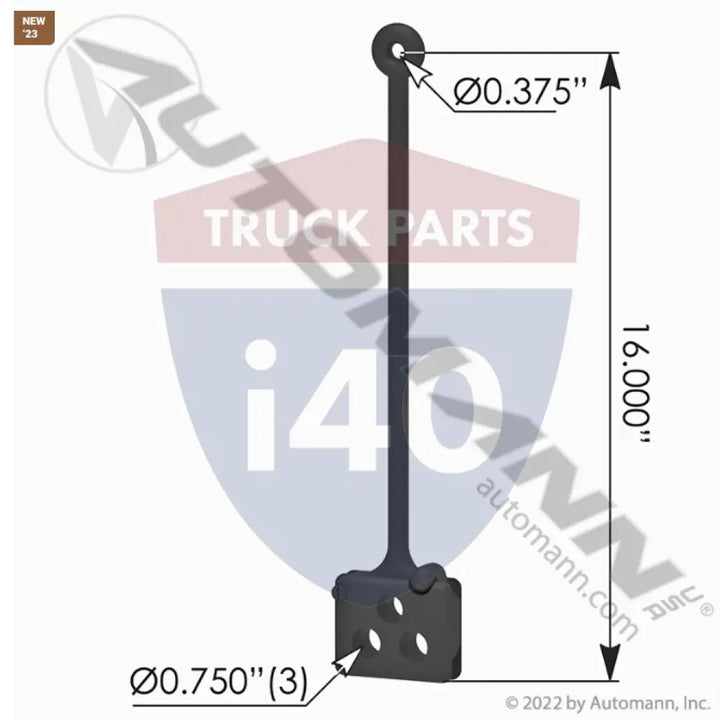 Automann 177.6066 Hose/Cable Suspender 16in - Hose Suspenders