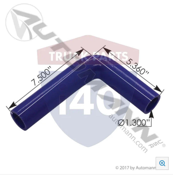 V501041190140 Coolant Poly Reinforced 4Ply 90Deg Elbow For Kenworth - Kenworth