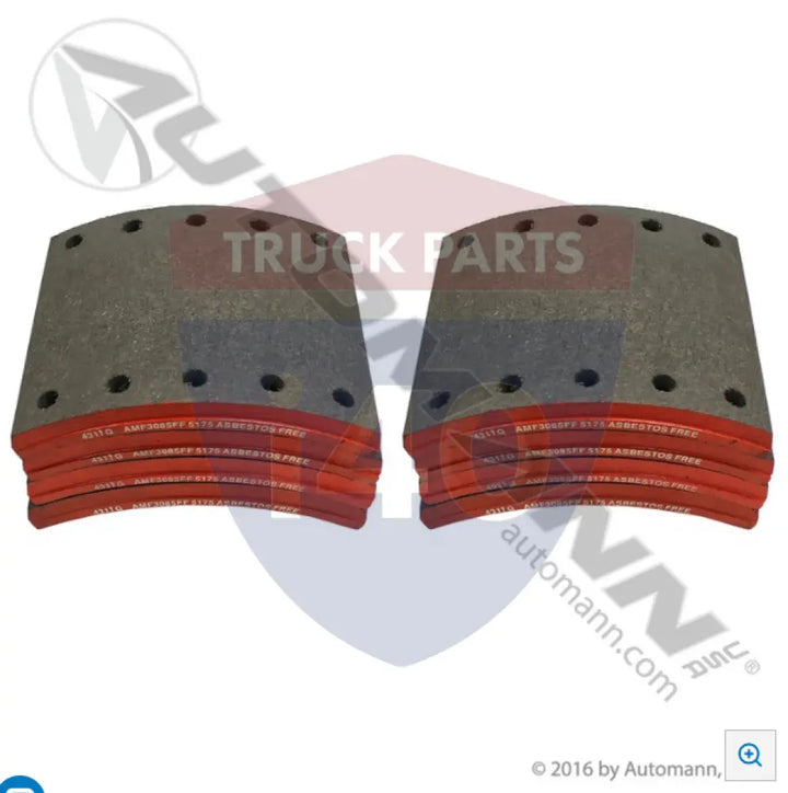 Automann 140.4311G.30 Brake Lining - 23K Lb GAWR