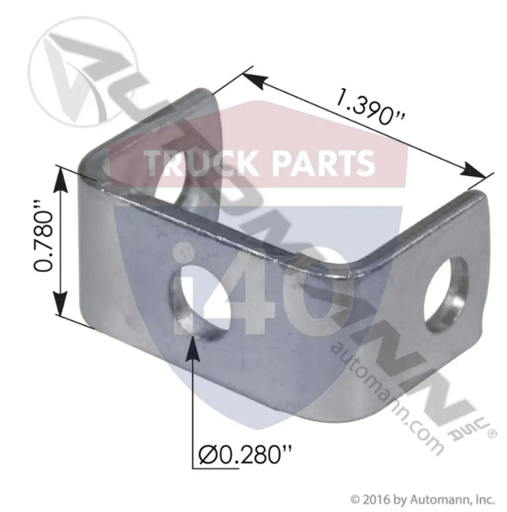 13-04470 Hood Latch Bracket For Ken-Pete - Hood Latch Bracket Ken-Pete