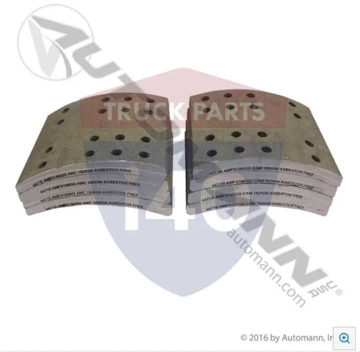 Automann 140.4471B.31 Brake Lining - 25K Lb GAWR