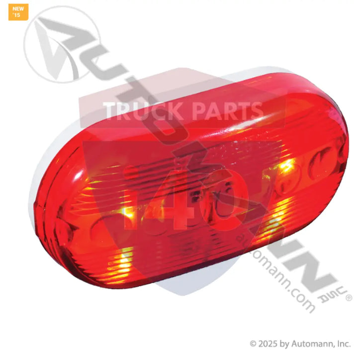 45262 Marker Light 4in Oval Red For Grote - Marker Light 4in Oval Red