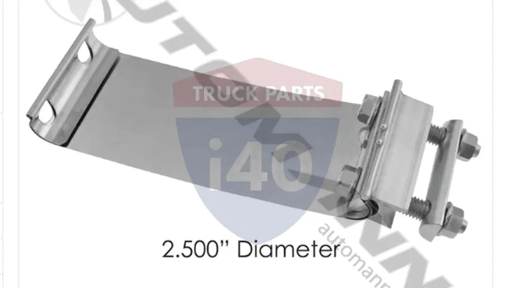 Automann 562.U3225SS Band Clamp Flat 2.5in S.Steel - Band Clamp Flat 2.5in S.Steel