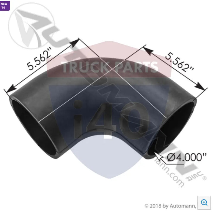 3683665C1 Elbow Rubber 4in ID For International - 90°