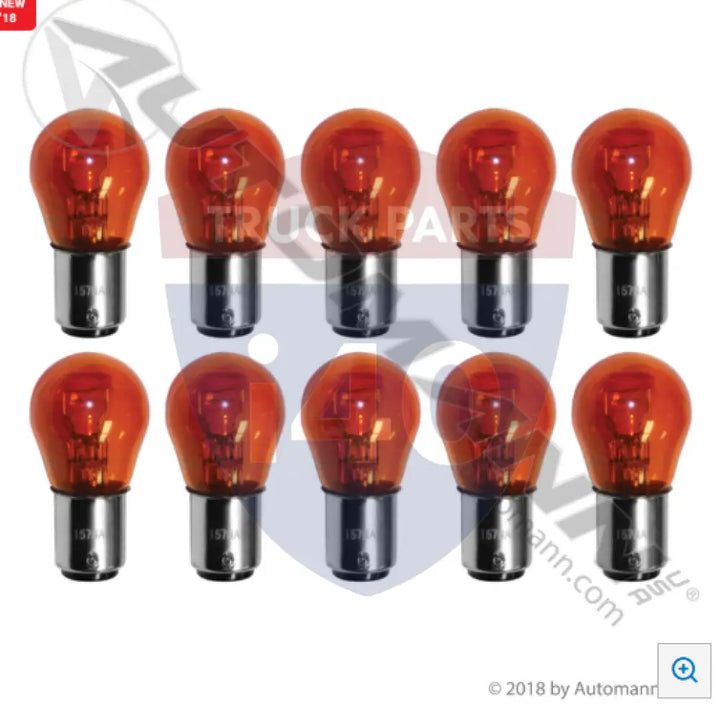 1157NA Miniature Bulb 1157NA Amber 10pk For Industry Reference - Lighting
