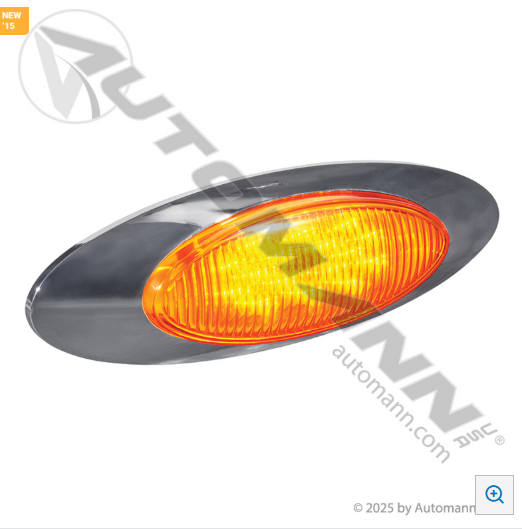 00212307B Marker Light LED 2in 6-1/2in Amber For Optronics