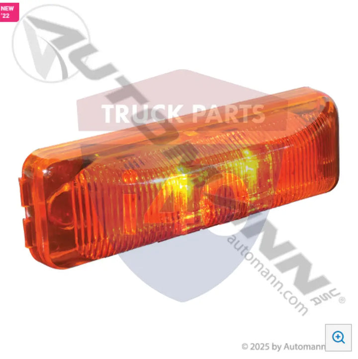 Automann 571.LD191A2-2 Marker Light LED 1in 4in Amber 2-Diode - Marker Light LED 1in X 4in Amber 2-Diode