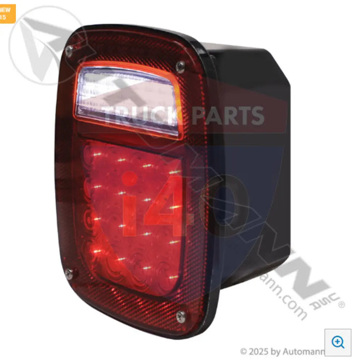 STL60RB S/T/T Box Light LED w/ Side Marker Red For Optronics - S/T/T Box Light LED w/ o Side Marker Red