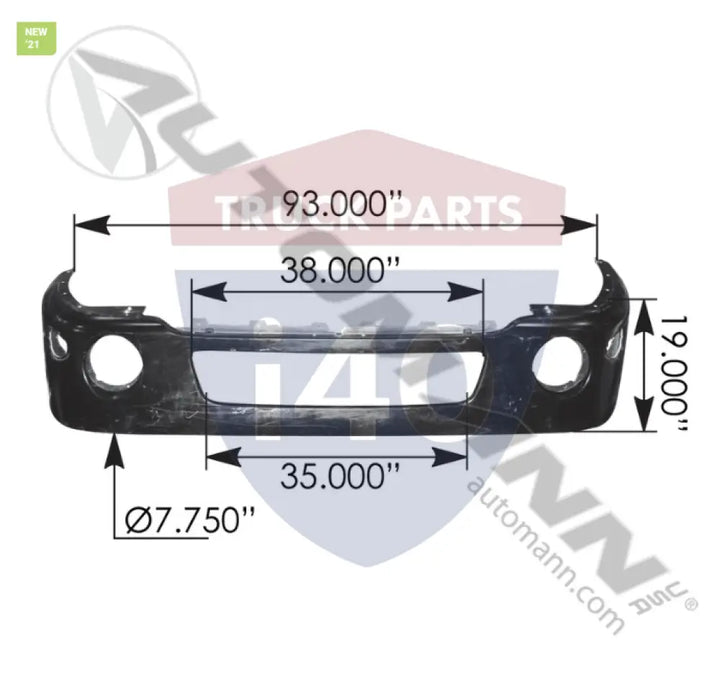 Automann 564.59011 Bumper Assembly Kenworth - Bumper Assembly Kenworth