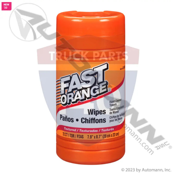 Permatex PRX25051 FAST ORANGE HD Hand Cleaner Wipes 72 CT - Hand Care
