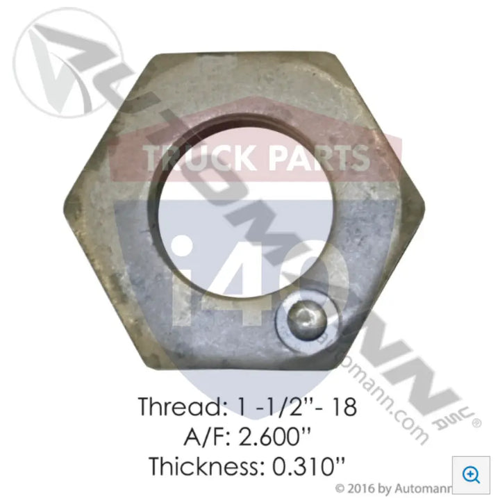 Automann 209.2362 Nut - Steer Axle