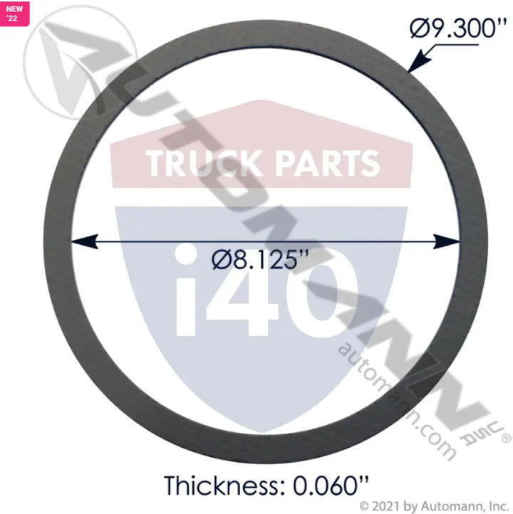 Automann 562.U85945 DPF Gasket IHC - DPF Gasket IHC