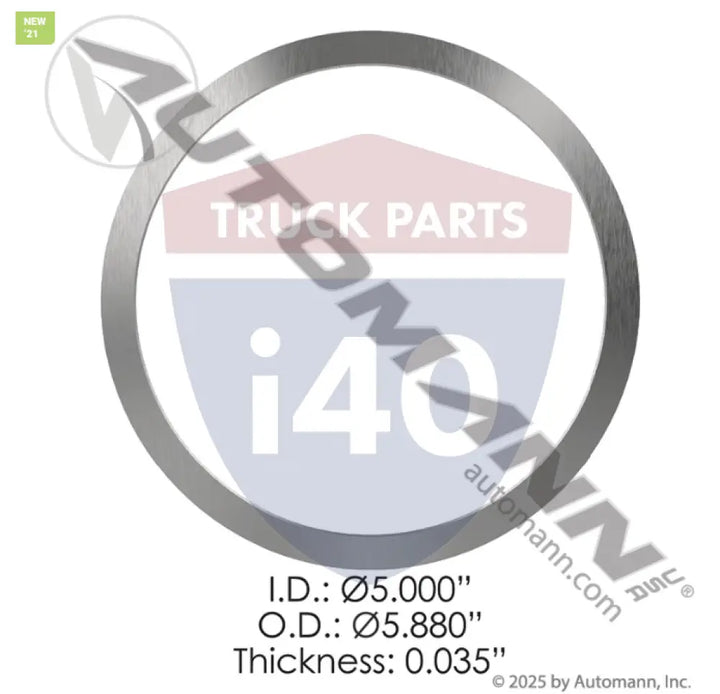 TCXAMS013 Exhaust Gasket Spherical For Freightliner - Exhaust Gasket Spherical
