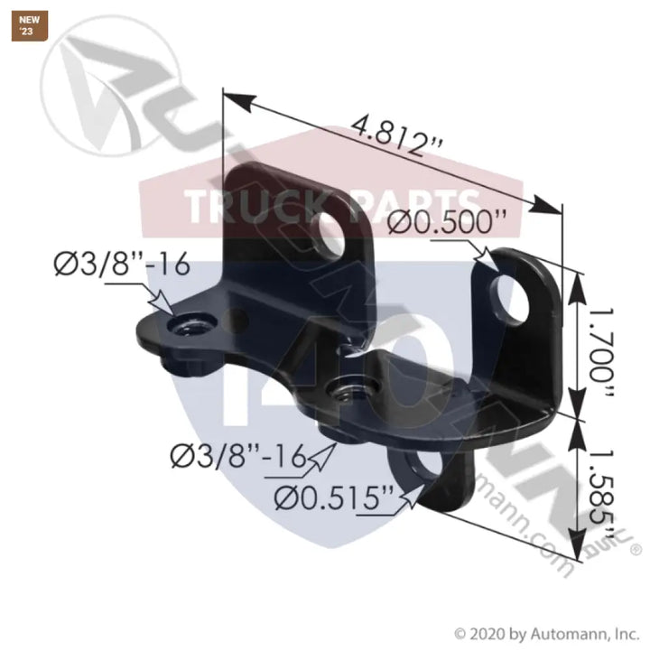 Automann 562.U6240440 Exhaust Cab Bracket Mack - Exhaust Cab Bracket Mack