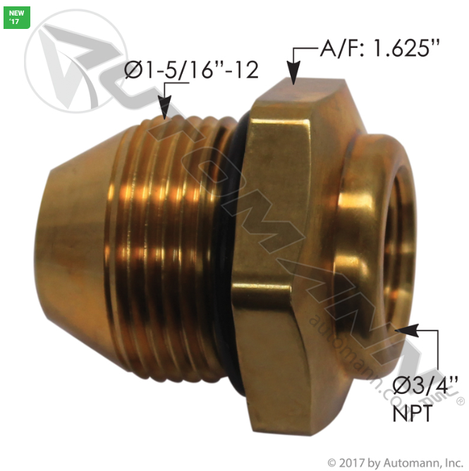 Automann 170.107799 AD9 Type Check Valve 3/4in NPT