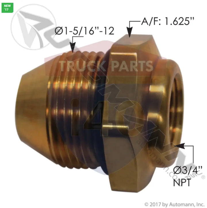 Automann 170.107799 AD9 Type Check Valve 3/4in NPT - AD9
