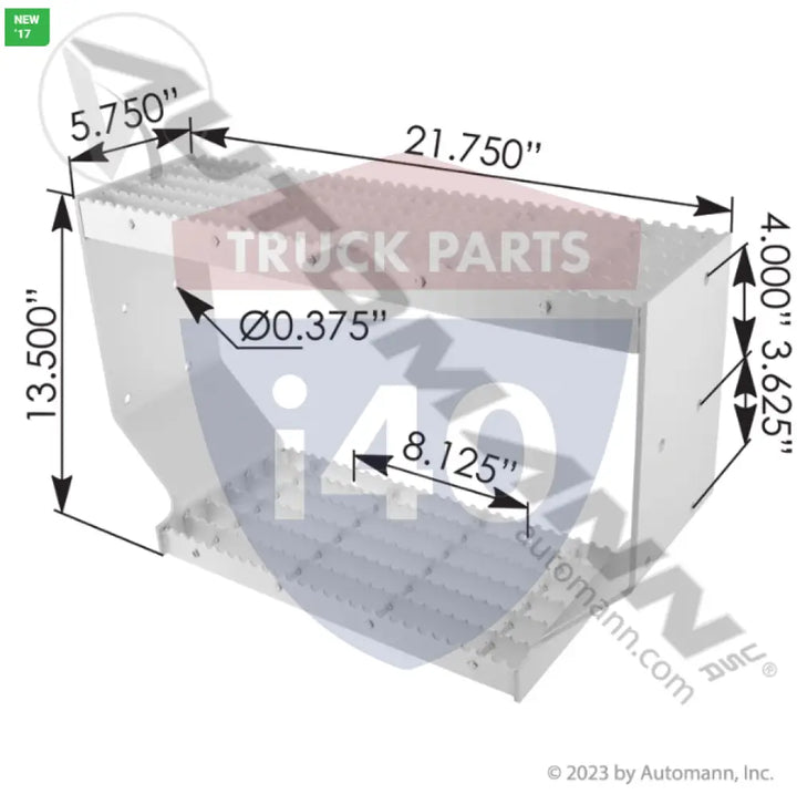 Automann M62499 Lower Cab Step Mack - Lower Cab Step Mack