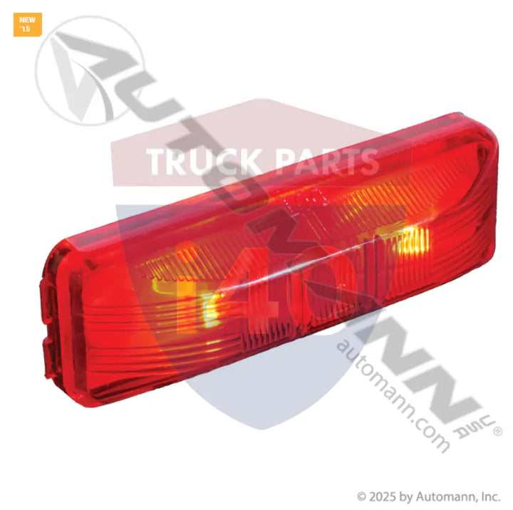 Automann 571.LG19R Marker Light 1-1/4in 4in Red - Marker Light 1-1/4in X 4in Red