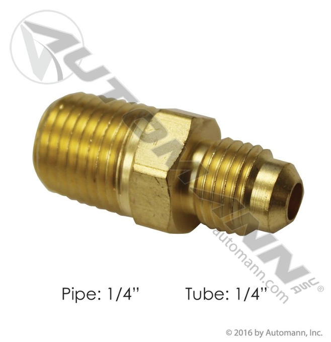 014844 Male Conector 1/4in SAE 1/4in Pipe For Velvac