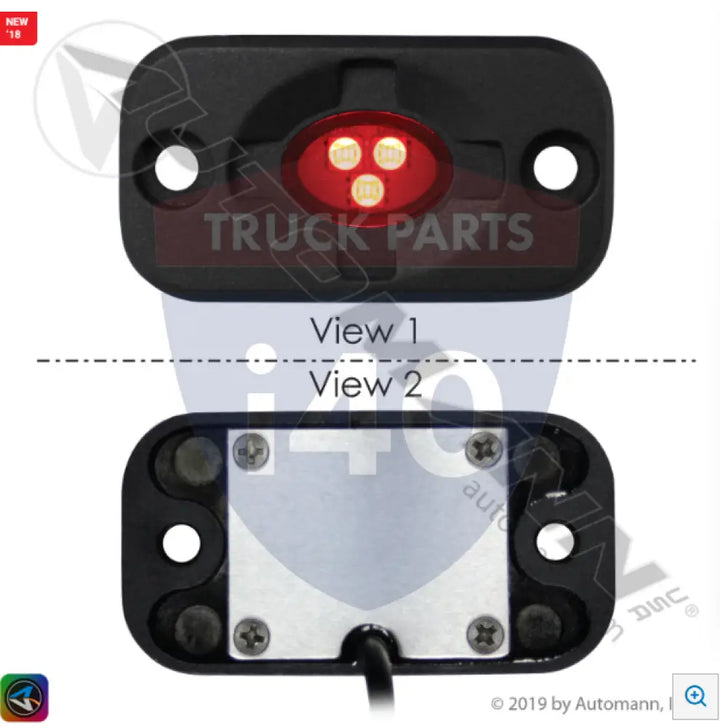 Automann 571.LD963WL3MC-4 Auxiliary Light LED RGB Accent 4pk - Auxiliary Light LED RGB Accent 4pk