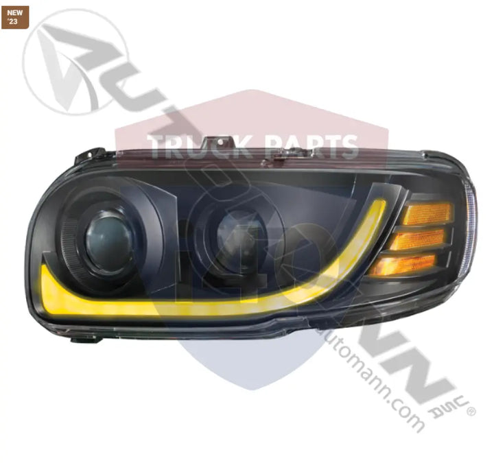 Automann 564.75095DB Headlamp LED LH Peterbilt 389 - Headlamp LED LH Peterbilt 389
