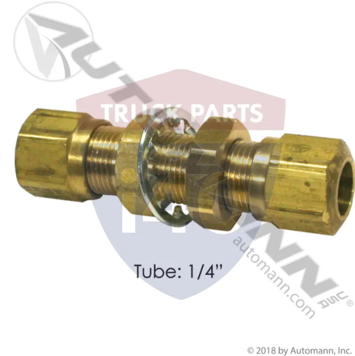 Automann 177.14774 Bulkhead Union-DOT Compression 1/4IN - Bulkhead Unions
