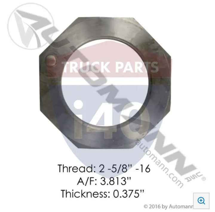 103102001 Spindle Nut For Std Forge - Trailer Axle