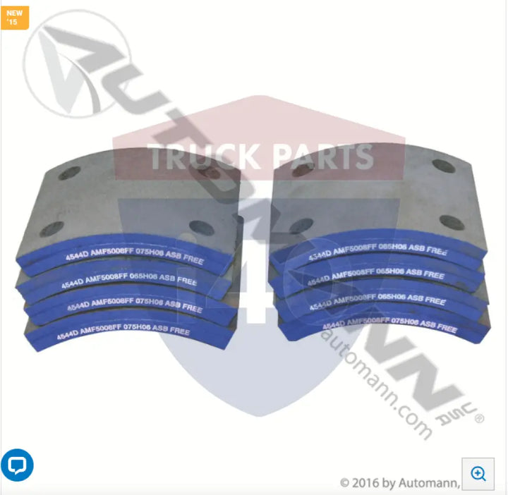 Automann 140.4544.50 Brake Lining - 20K Lb GAWR