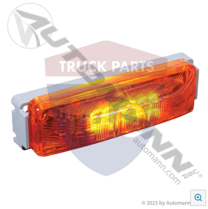 19006Y Marker Light Kit LED 1in 4in Amber For Trucklite - Marker Light Kit LED 1in X 4in Amber