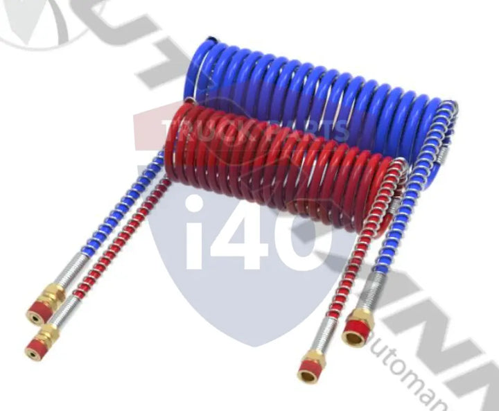 022025 Air Coil Set 15ft HD For Velvac - Coiled Air Lines