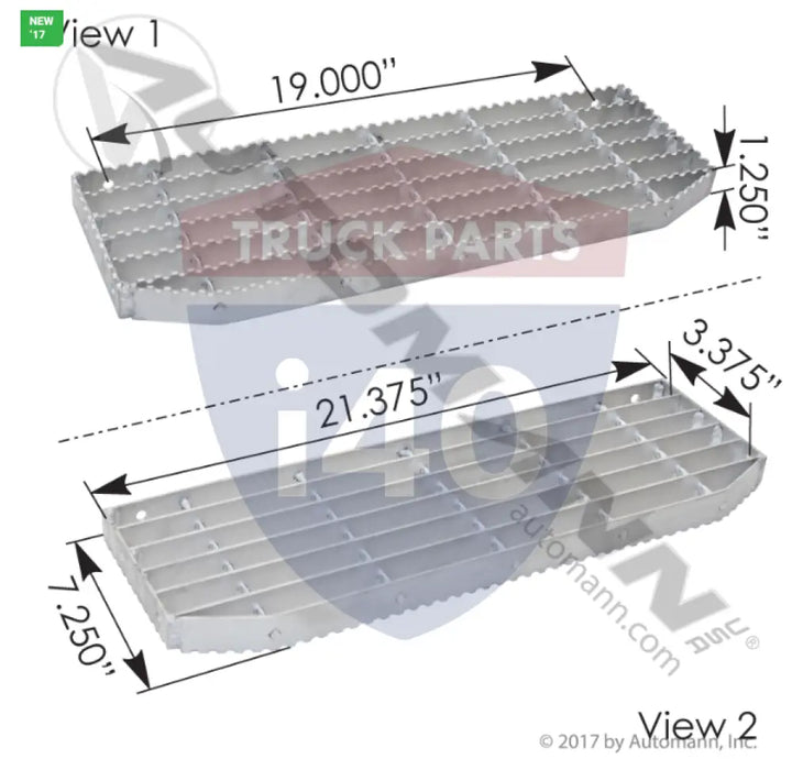 85QM4219 Lower Cab Step For Mack - Lower Cab Step Mack