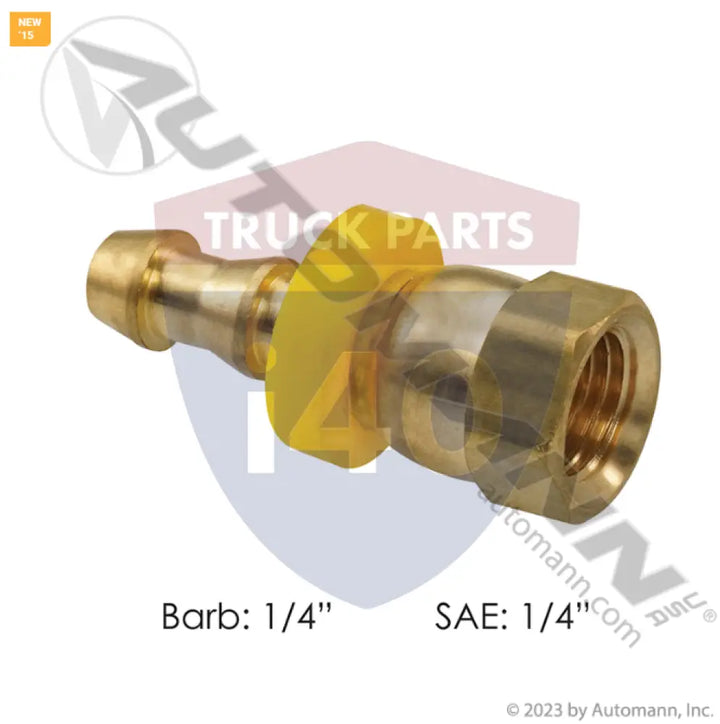 10004B404 Push-On Fitting 1/4in SAE 1/4in Hose For Eaton - Female SAE 45° Flare