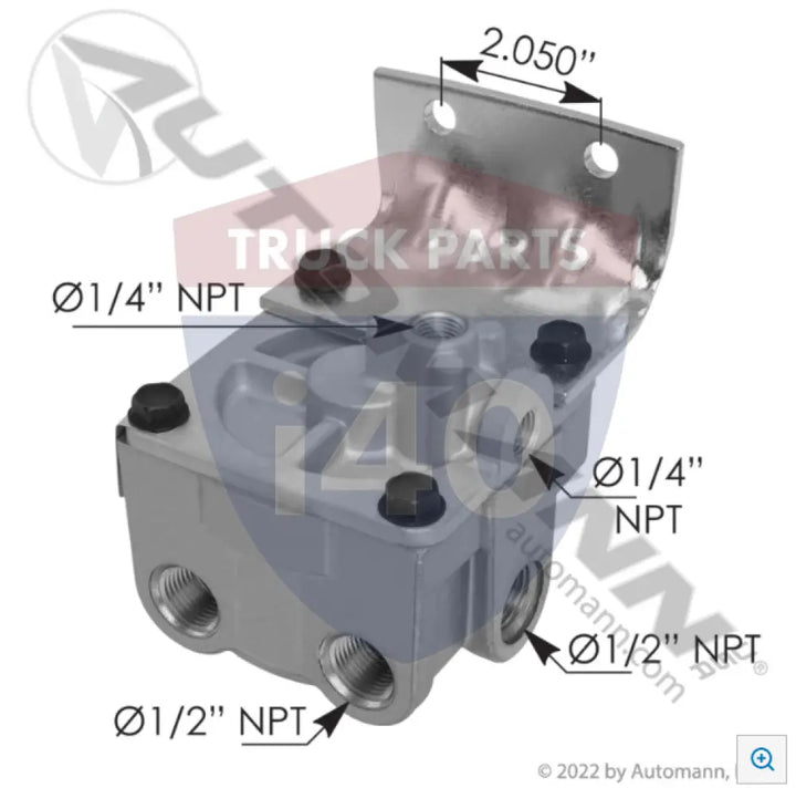 RKN28131 Relay Valve 2 Port For Meritor - Relay Valves