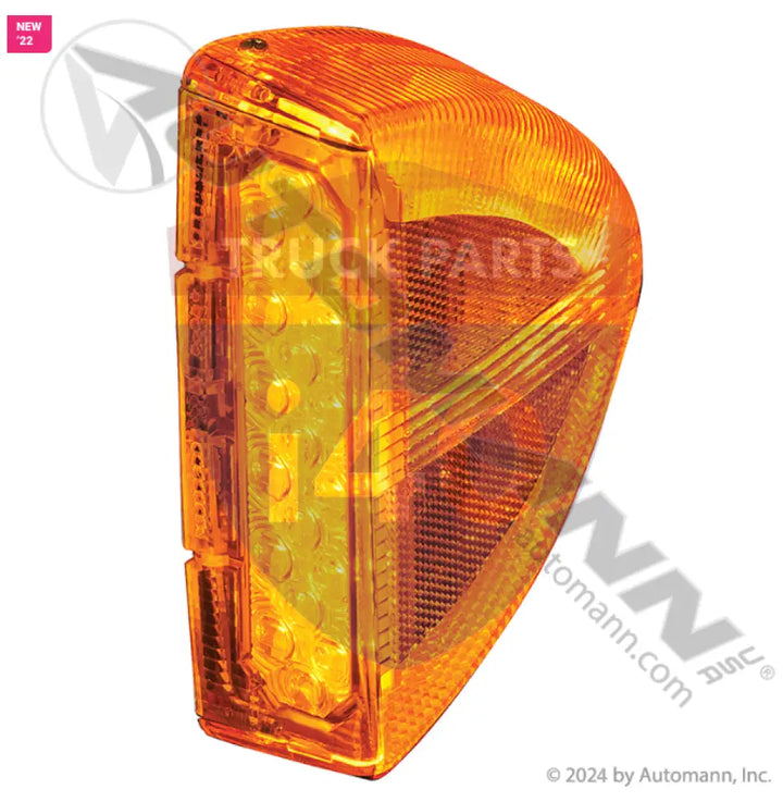 Automann 564.75076LP LED Turn Signal Amber Peterbilt Lo-Pro - LED Turn Signal Amber Peterbilt Lo-Pro