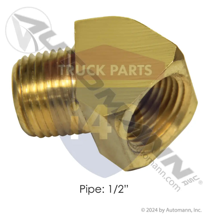 2214P88 Street Elbow 45 DEG 1/2NPT For Parker - Street Elbows - 45°