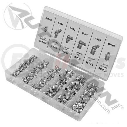 Automann 562.HK110SG Grease Fitting Asst Kit SAE 110pc