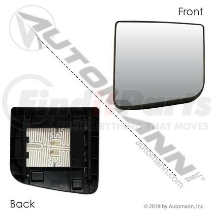 154800014 Mirror Glass Convex Heated RH For Peterbilt