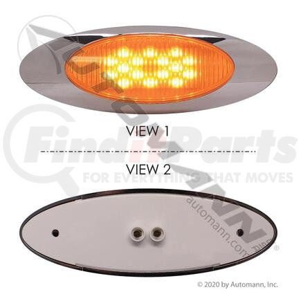 Automann 571.LD27R4M1 Marker Light LED 2in 6-1/2in Red
