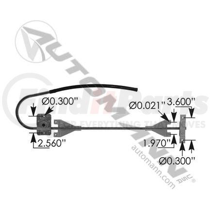 Automann HLK2557 Window Regulator LH Kenworth
