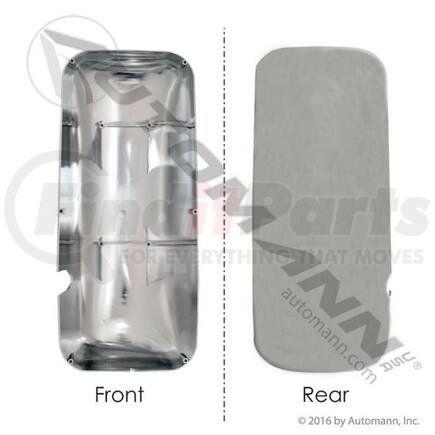 R59-1010-22 Mirror Cover RH Chrome For Kenworth