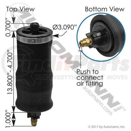 2906016 Air Spring Cabin For Peterbilt