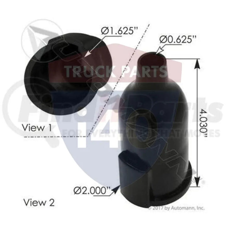 Automann 179.67072B Socket Boot 7 Pin - Trailer Socket Accessories