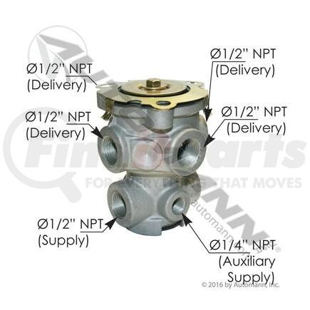 034038 E3 Type Single Foot Valve For Velvac