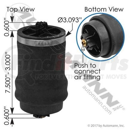 1102A047 Air Spring Cabin For Link