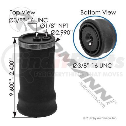 708077P02 Air Spring Cabin For SZ