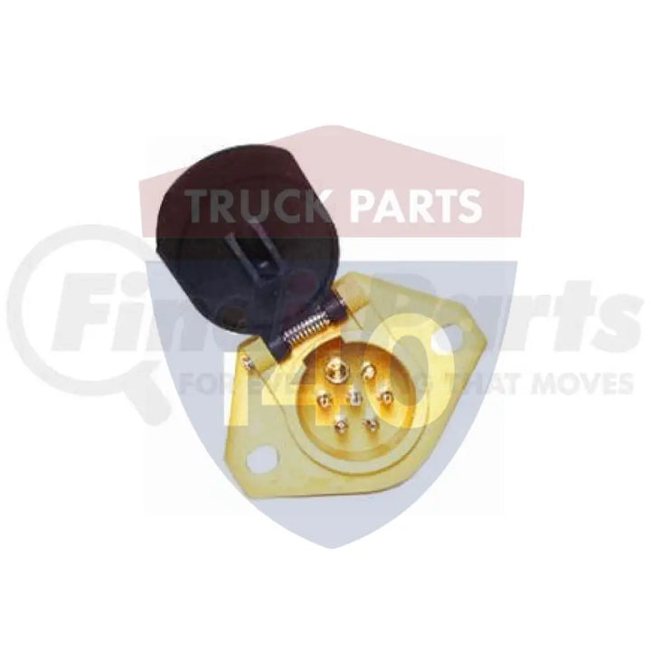 Phillips 16-826-1 Socket ISO 7 Pin Bullet STA-DRY - Auxiliary Sockets